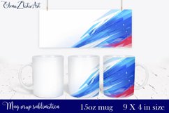 Sublimation mug design Mountain landscape 15 oz Product Image 1