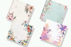 Floral Digital Paper Bundle Product Image 2