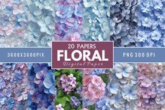 Floral Digital Paper Bundle Product Image 1