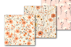 Floral Digital Papers Seamless Pattern Product Image 4