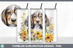 GorgeousFloral Dog Tumbler design.