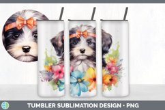 GorgeousFloral Dog Tumbler design.