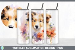 GorgeousFloral Dog Tumbler design.