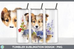 GorgeousFloral Dog Tumbler design.