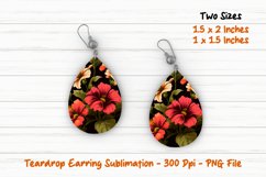 Floral Teardrop Earring |Teardrop Earrings | Earrings Product Image 1