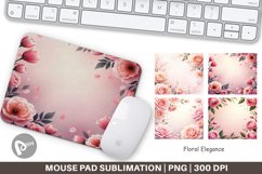 Mouse Pad Floral Elegance Product Image 1