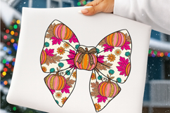Floral Fall Pumpkin Coquette Png Product Image 4