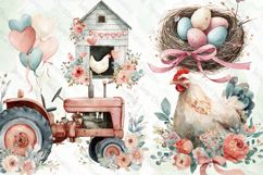Floral Farmhouse Life Clipart Product Image 1