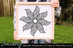 Floral Illustration Floral SVG Cut File for T-shirt Mug Tote Product Image 1