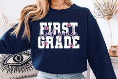 First Grade Teacher SVG PNG - Back To School Hello 1st Grade Product Image 2