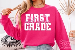 First Grade Teacher SVG PNG - Back To School Hello 1st Grade Product Image 3
