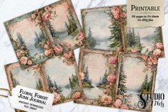 Floral Forest Junk Journal Pages Product Image 1