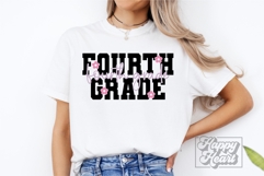 Fourth Grade Teacher SVG PNG Back To School Hello 4th Grade Product Image 2