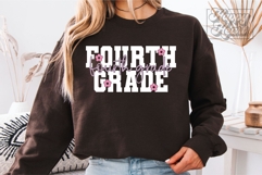 Fourth Grade Teacher SVG PNG Back To School Hello 4th Grade Product Image 6