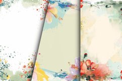 Floral Frame Digital Paper Bundle Product Image 6