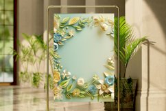 Floral Frame Digital Paper Bundle Product Image 4