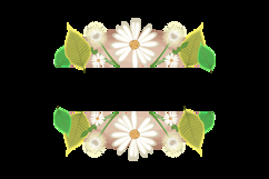 Floral frame wreath set wedding invitation card ornament Product Image 2