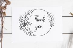 Oak Leaves and Acorns Wreath SVG | Autumn Circle Frame SVG Product Image 2