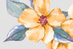 Watercolor Floral PNG Frames. Sublimation clipart Product Image 2