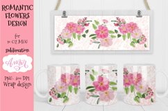 Floral template for 11oz mug sublimation Product Image 1
