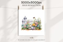 Floral Garden Fence Farm Flower Clipart PNG Scrapbooking Nursery Watercolor Transparent wedding invitation shirt designs sublimation printable digital bloom watercolor white floral garden fence, flowers clipart, sublimation nursery drawing, invitation