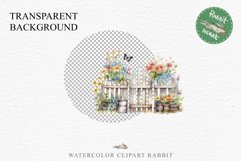 Floral Garden Fence Farm Flower Clipart PNG Scrapbooking Nursery Watercolor Transparent wedding invitation shirt designs sublimation printable digital bloom watercolor white floral garden fence, flowers clipart, sublimation nursery drawing, invitation