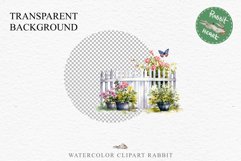 Floral Garden Fence Farm Flower Clipart PNG Scrapbooking Nursery Watercolor Transparent wedding invitation shirt designs sublimation printable digital bloom watercolor white floral garden fence, flowers clipart, sublimation nursery drawing, invitation