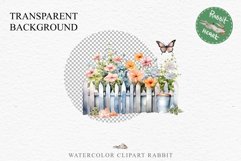 Floral Garden Fence Farm Flower Clipart PNG Scrapbooking Nursery Watercolor Transparent wedding invitation shirt designs sublimation printable digital bloom watercolor white floral garden fence, flowers clipart, sublimation nursery drawing, invitation