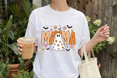 Floral Ghost Mama Halloween Clipart Product Image 2