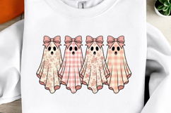 Floral Ghost PNG, Preppy Halloween Clipart Product Image 1