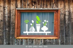 Floral Glass Sticker Product Image 1