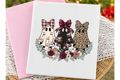 Floral Halloween Ghost PNG Product Image 3