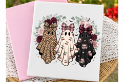 Floral Halloween Ghost PNG Product Image 3