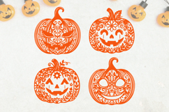 Floral Jack O Lanterns SVG Product Image 2