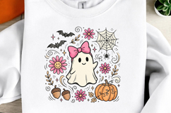 Floral Halloween Shirt Design Product Image 2
