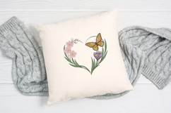 Floral Heart Embroidery Design: Spring Pattern Product Image 4