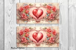 Love Heart License Car Plate PNG | Boho Vintage Style Design Product Image 2