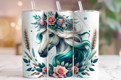 Horse Tumbler Wrap, Horse Tumbler PNG, Western Tumbler Wrap Product Image 1