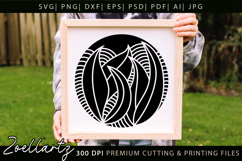 Floral Illustration Abstract Floral SVG Zentangle T-shirt Product Image 2