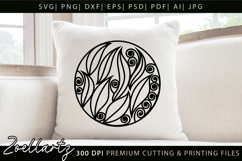 Floral Illustration Abstract Floral SVG Zentangle T-shirt Product Image 5