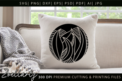 Floral Illustration Abstract Floral SVG Zentangle T-shirt Product Image 1