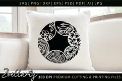 Abstract Floral Illustration SVG Floral T-shirt Mug Pillow Product Image 4
