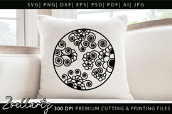 Floral Illustration Floral SVG Cut File for T-shirt Mug Tote Product Image 2