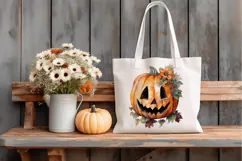 Floral Pumpkin Lantern Sublimation Product Image 3