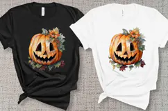 Floral Pumpkin Lantern Sublimation Product Image 6
