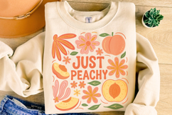Just Peachy PNG, Retro Summer PNG, Peach PNG, Beach PNG Product Image 4