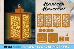 Floral Lantern Lasercut Product Image 1
