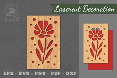 Floral Laser Cut Wall Decor Product Image 1