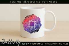 Floral Mandala SVG Cut Files Flower Mandala Illustration Product Image 4