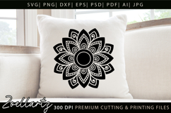 Floral Mandala SVG Cut Files Flower Mandala Illustration Product Image 1